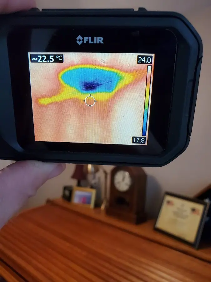 Thermal imaging inspection for water damage in Tumwater